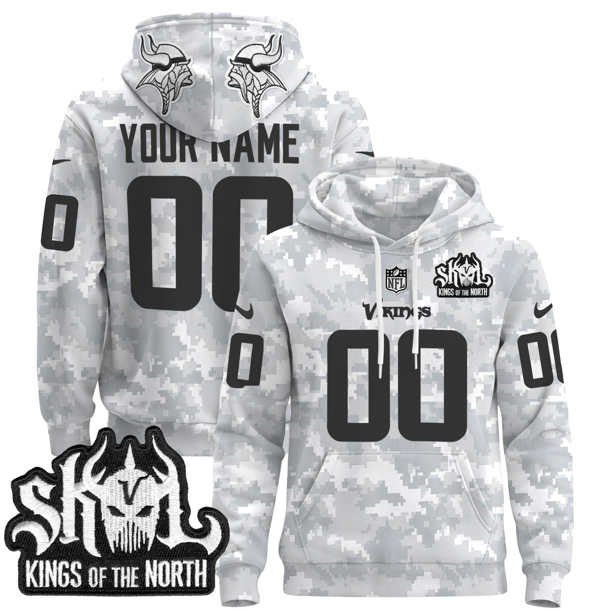 MIN 2024 Salute to Service Custom Pullover Hoodie