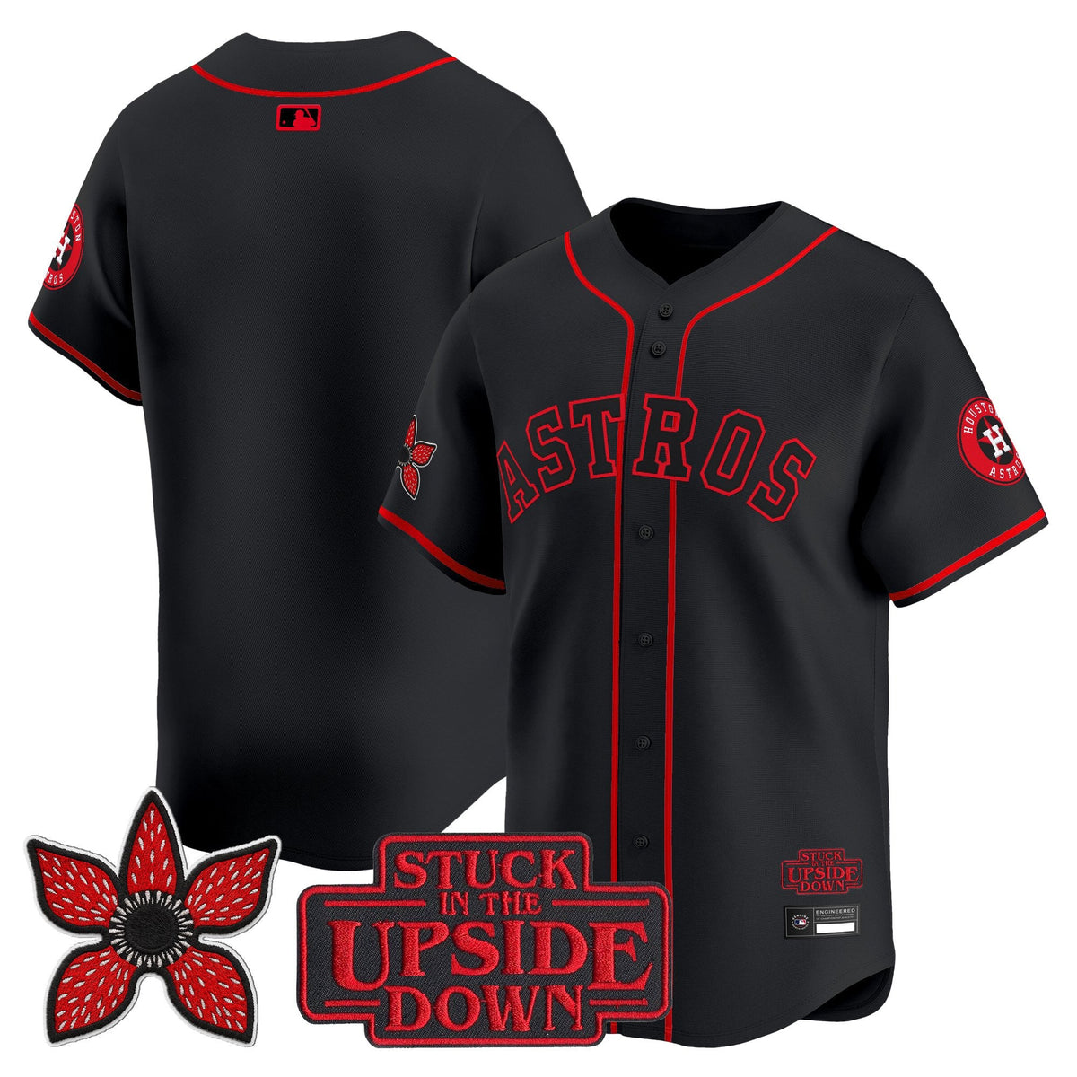 Houston Astros 'Stranger Things Edition' Vapor Premier Limited Jersey - All Stitched