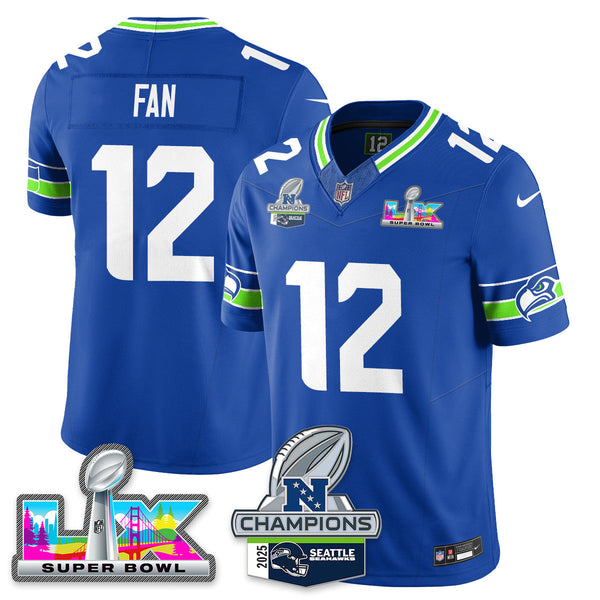 SEA 2025 Vapor Limited Jersey - NFC Champions Limited Patch - Stitched n10