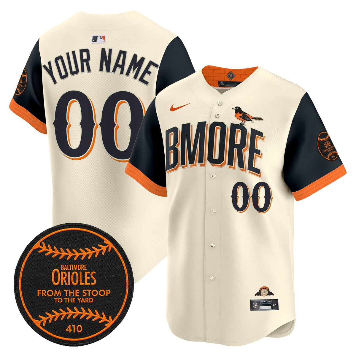Baltimore Orioles 2026 City Connect Vapor Premier Limited Custom Jersey - All Stitched