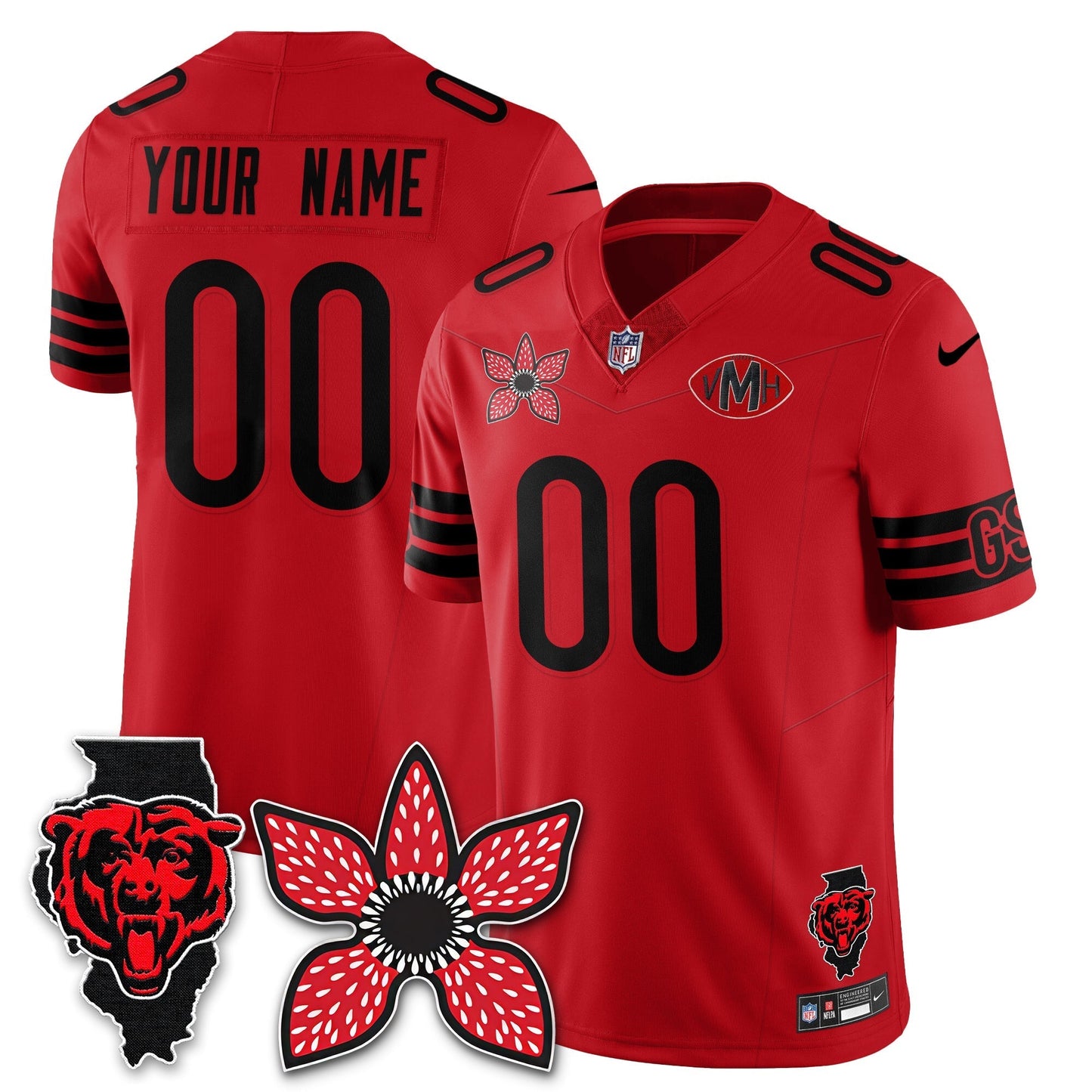 CHI 'Stranger Things Edition' Vapor Limited Jersey - All Stitched
