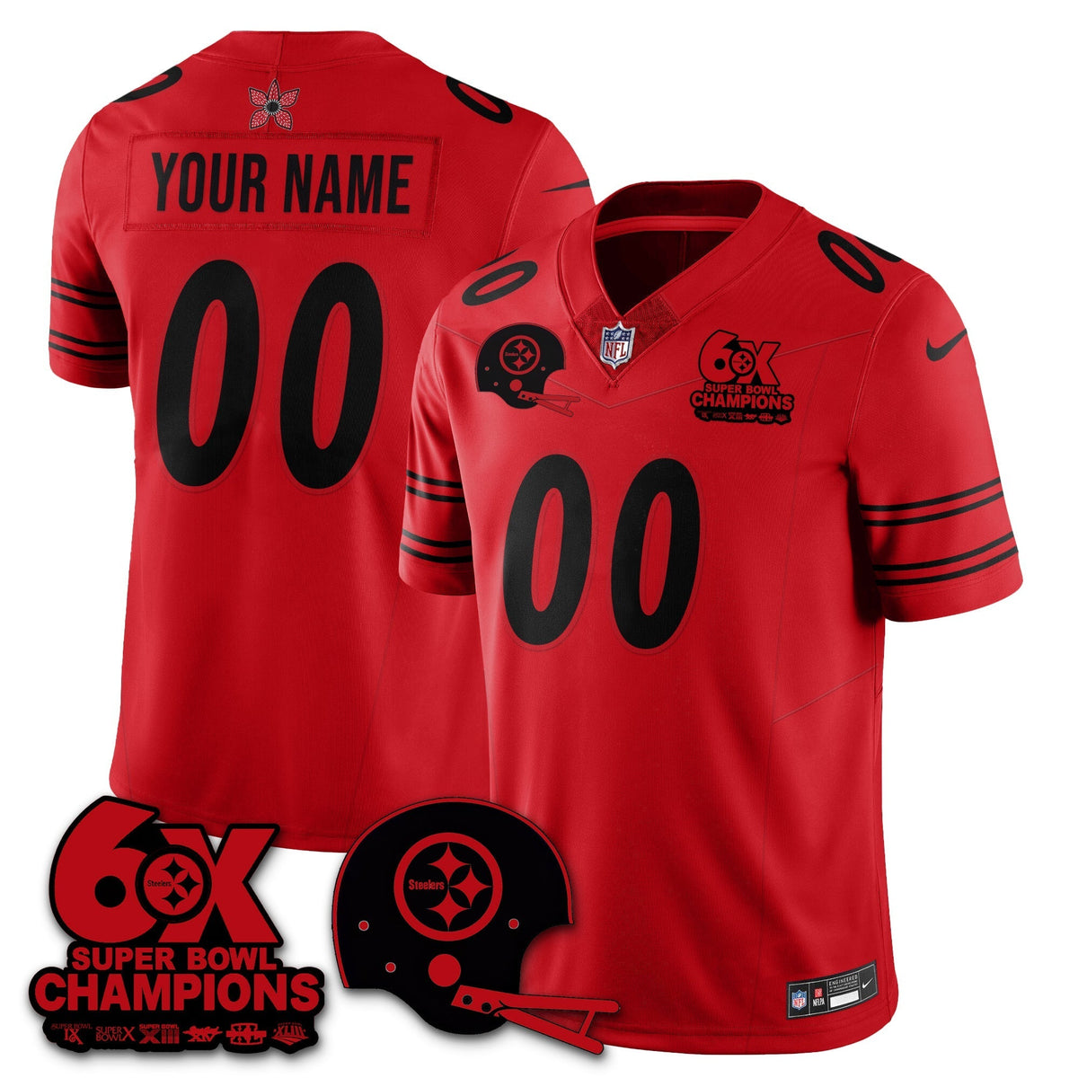 PIT 'Stranger Things Edition' Vapor Limited Custom Jersey - Stitched