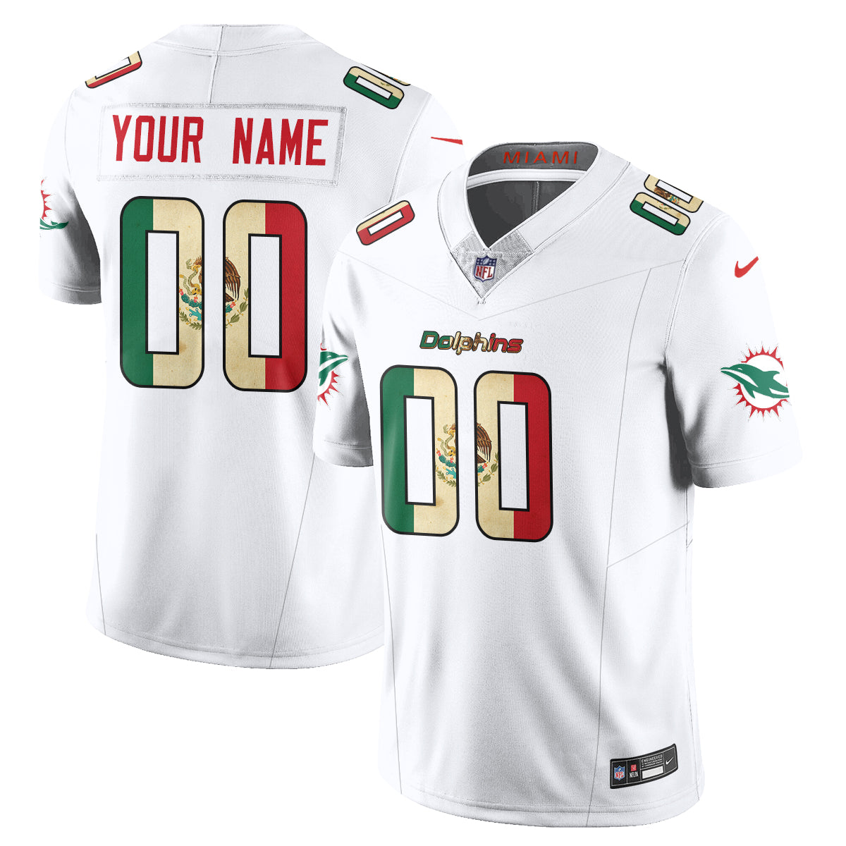 Custom MIA Mexico Vapor Limited Jersey - Stitched