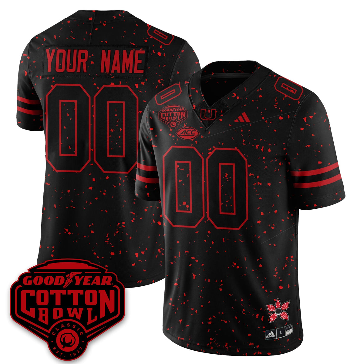 MIA "Stranger Things" Vapor Limited Football Custom Jersey - Stitched