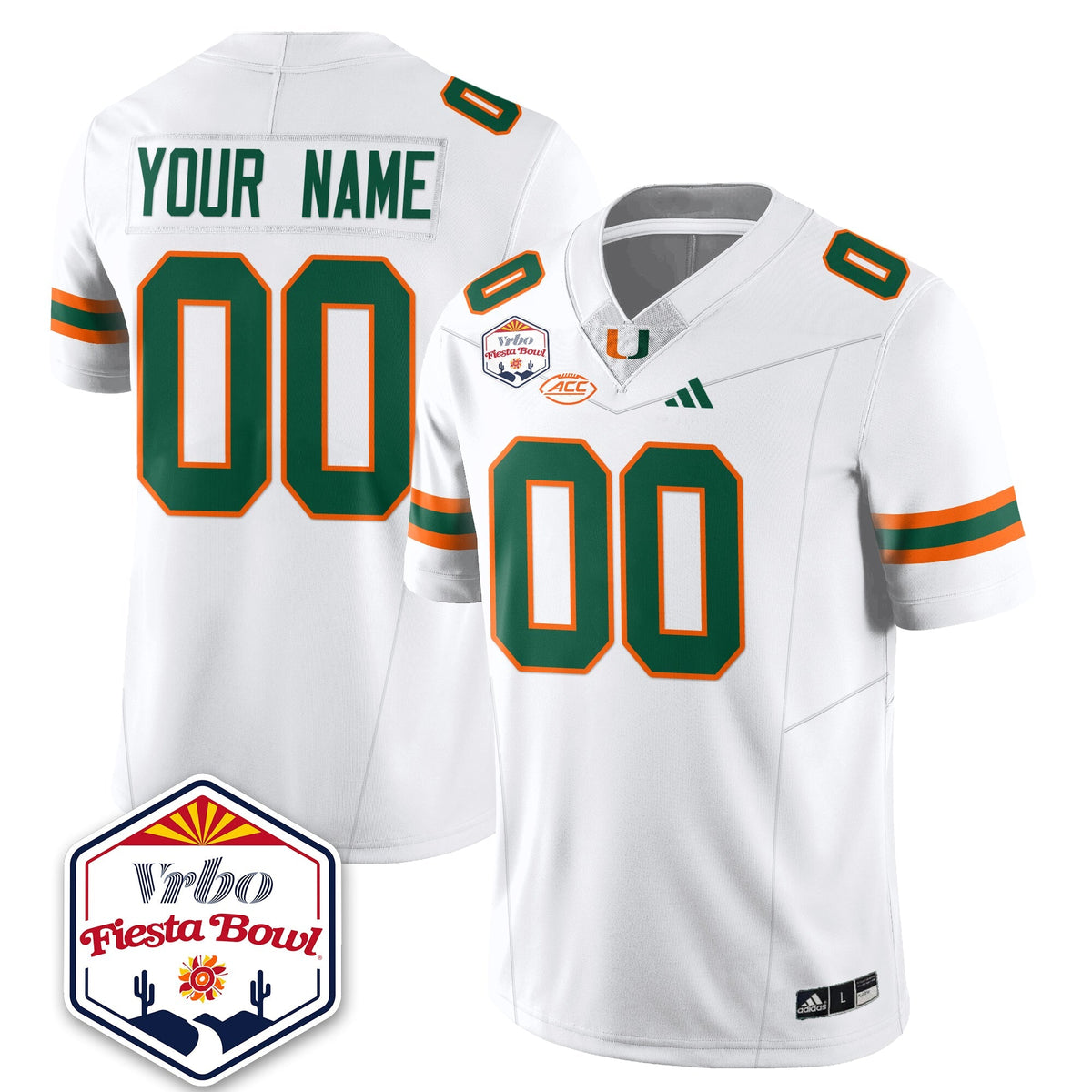 MIA Football Vapor Limited Jersey - Vrbo Fiesta Bowl - Stitched