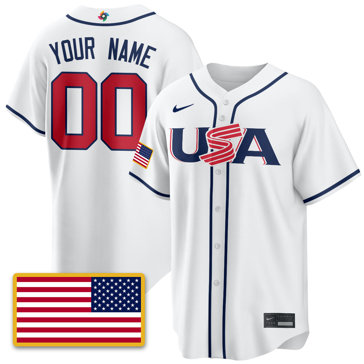 USA Baseball 2026 World Baseball Classic Limited Jersey - Stitched