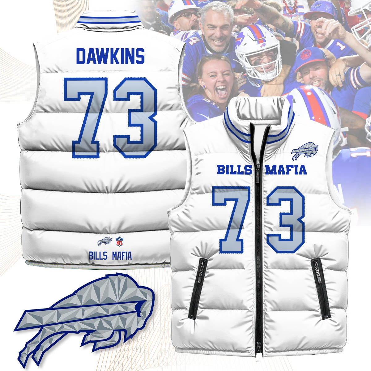 BUF Rivalry Series Puffer Vest