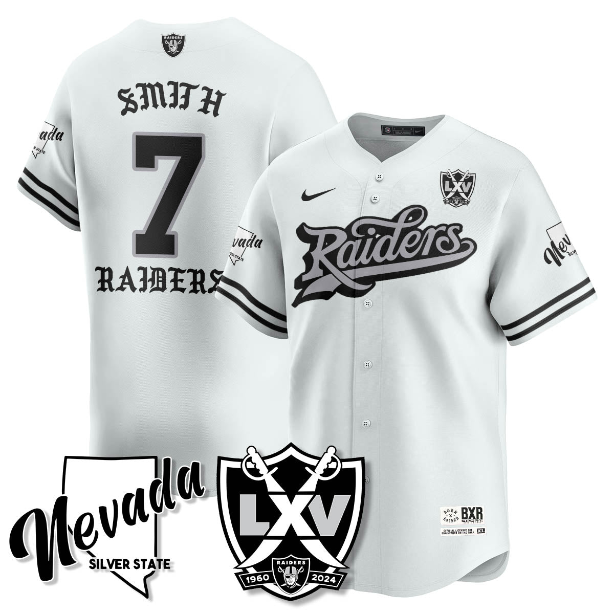 LVR Born x Raised Baseball Jersey - Stitched