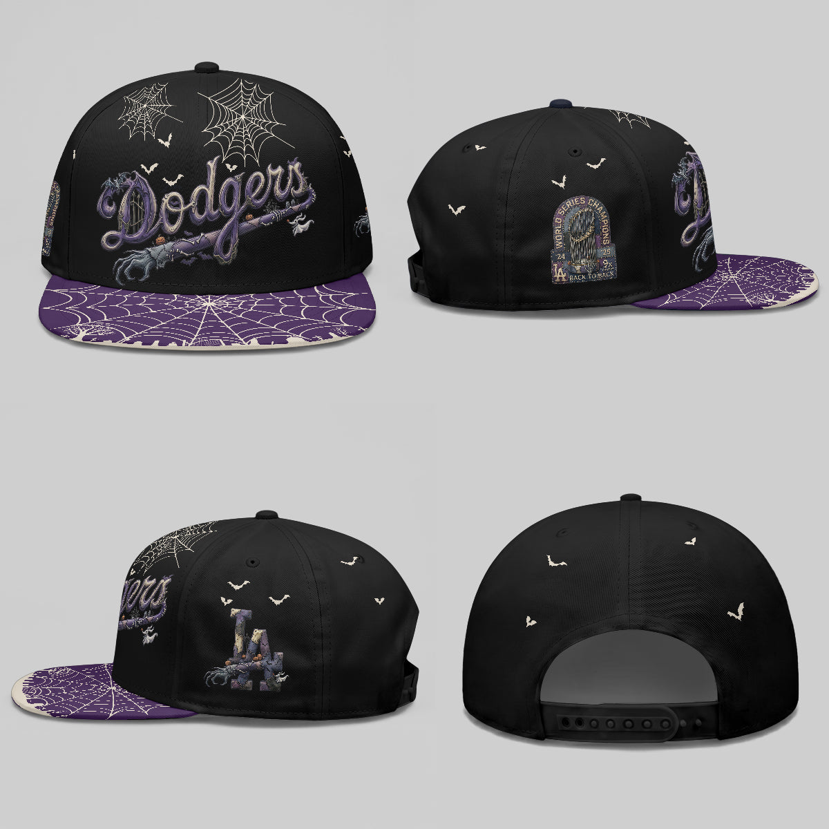 LAD Nightmare Snapback Cap - Printed