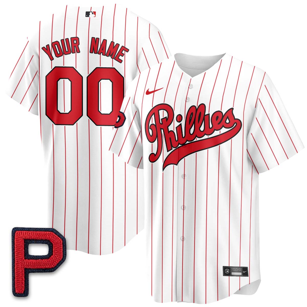 Philadelphia Phillies 2026 Field of Dreams Stadium Vapor Custom Jersey V2 - Stitched