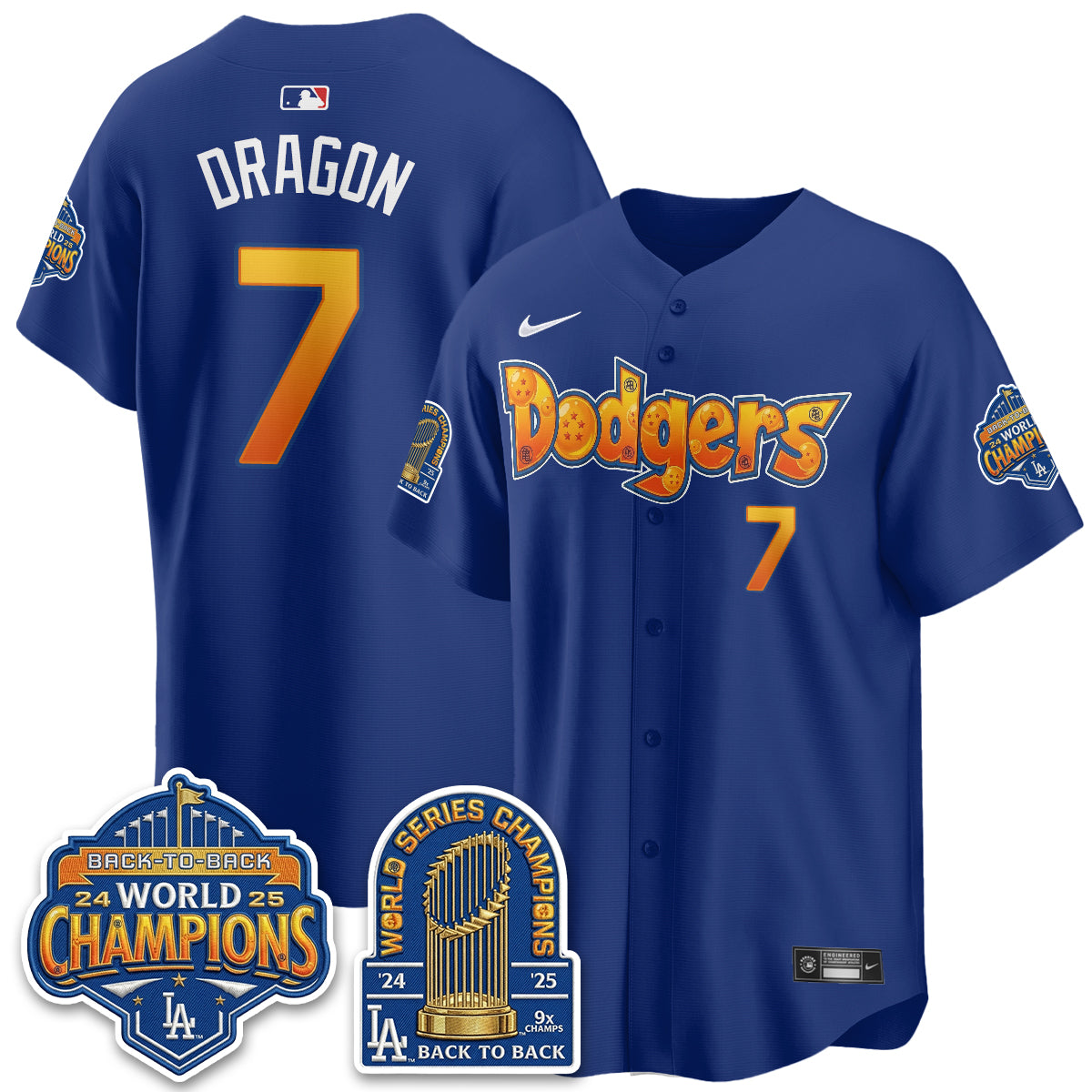 Los Angeles Dodgers x DB Night 2026 Vapor Jersey V2- Stitched