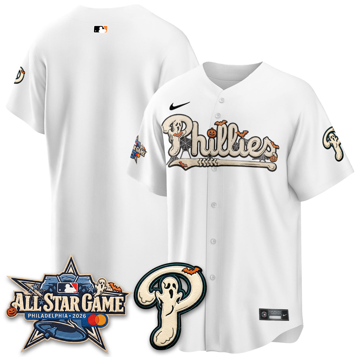 Philadelphia Phillies Halloween 2026 Vapor Limited Jersey - Stitched