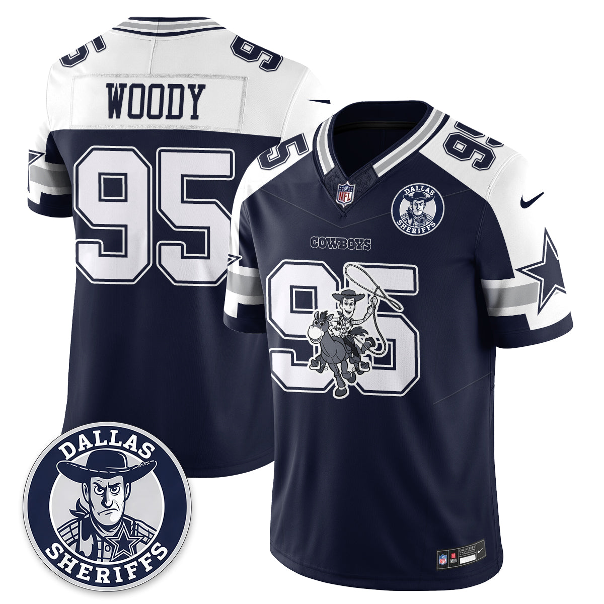 Dallas Cowboys x Toy Cowboy Edition Vapor Jersey - Stitched