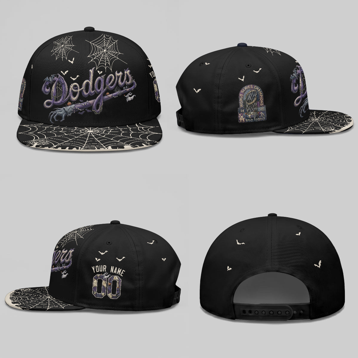 LAD Nightmare Personalized Snapback Cap - Printed