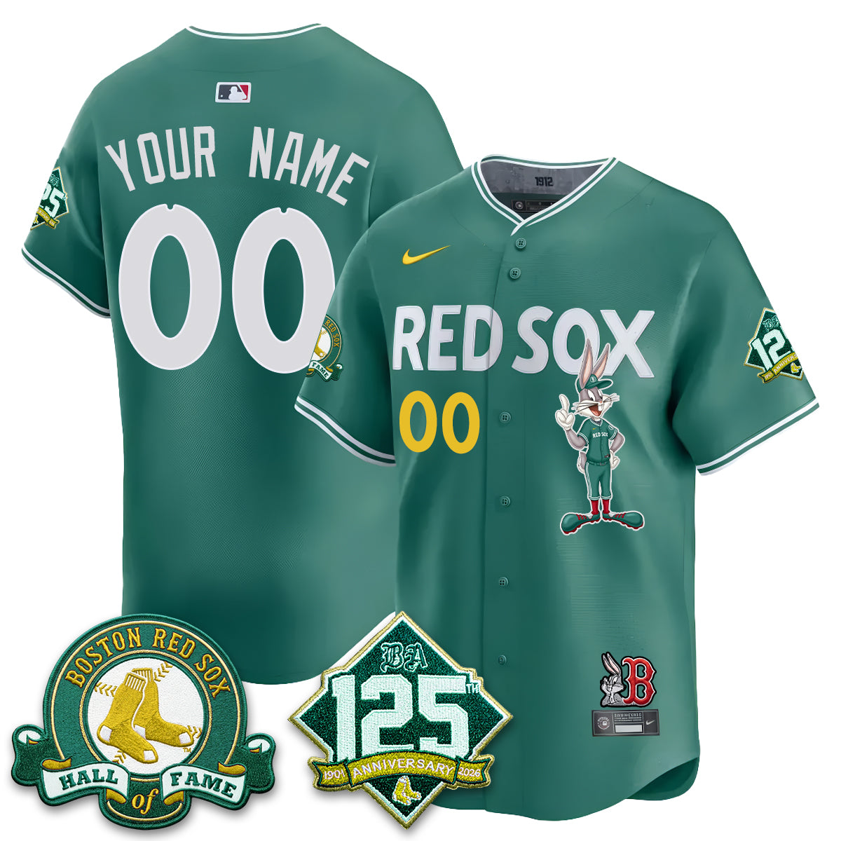 Boston Red Sox x Bunny Vapor Premier Limited Custom Jersey - Stitched