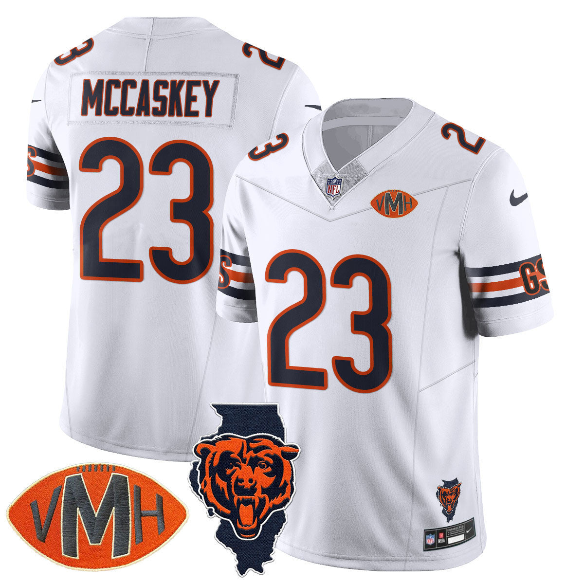 CHI Honor Virginia Halas McCaskey Jersey - Stitched