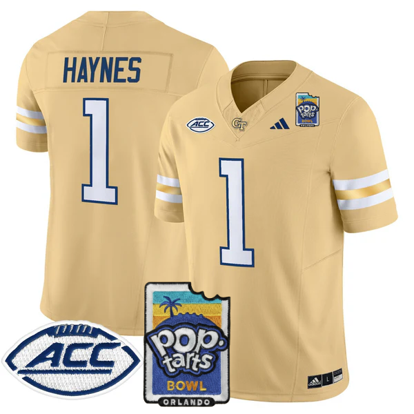 GTYJ 2025 PopTarts Bowl Patch Vapor Limited Jersey - Stitched