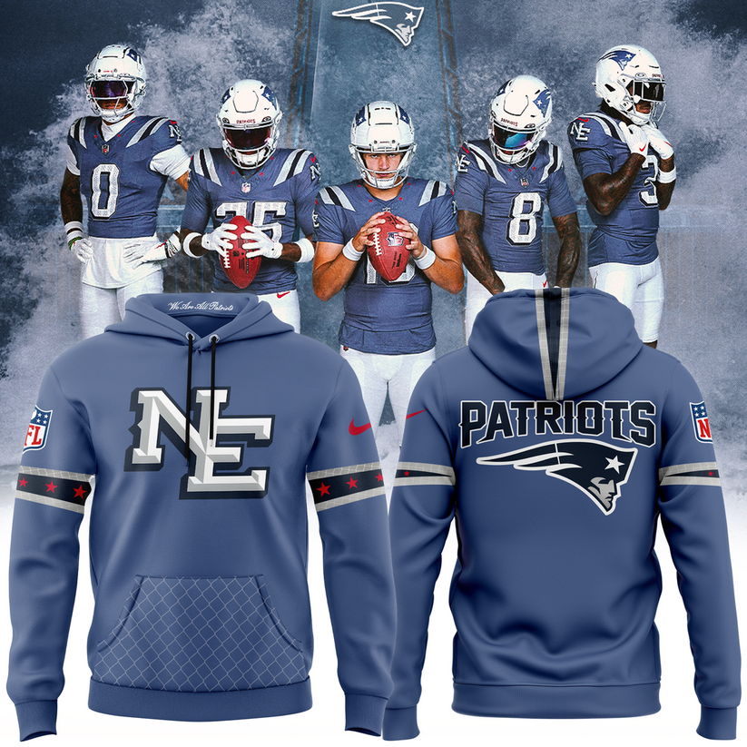 NEP Blue Rivalries Pullover Hoodie N5 - All Stitched