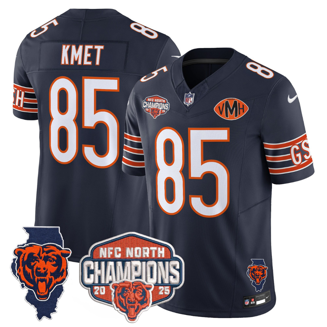 CHI 2025 NFC North Champions Patch Jersey V2 - Stitched