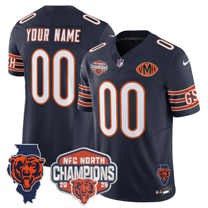 CHI 2025 NFC North Champions Patch Jersey V2 - Stitched