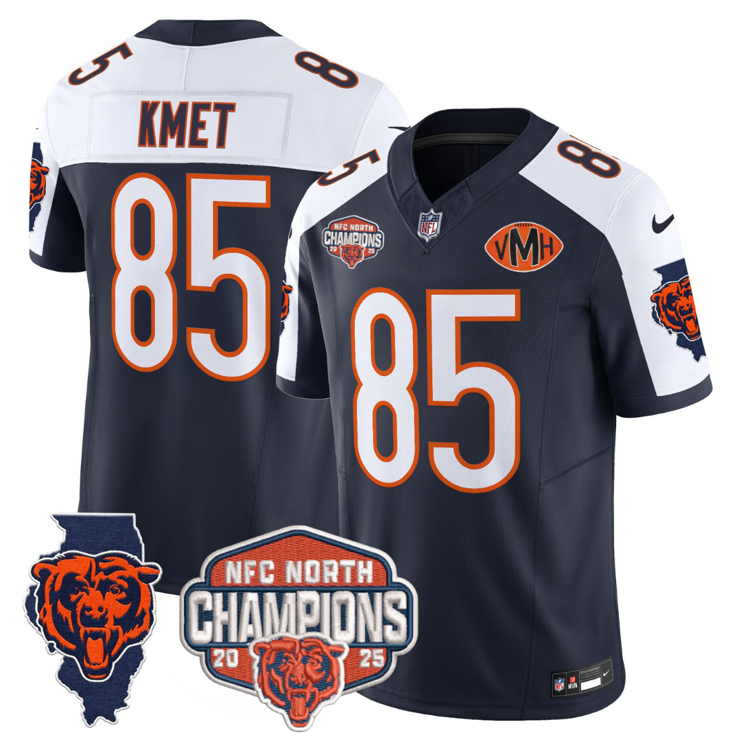 CHI 2025 NFC North Champions Patch Jersey V2 - Stitched