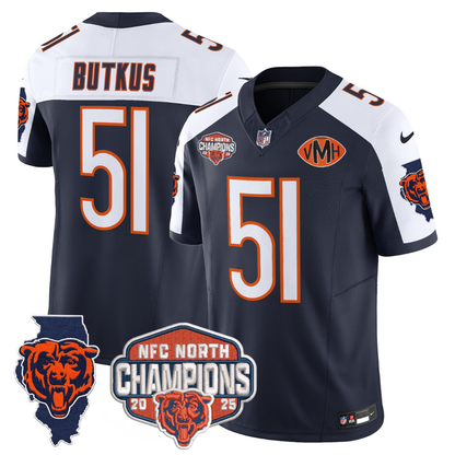 CHI 2025 NFC North Champions Patch Jersey V2 - Stitched
