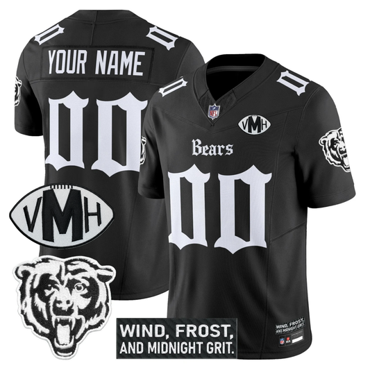 Custom CHI 'Gothic Midway Legacy' VMH Tribute Patch Vapor Limited Jersey - All Stitched