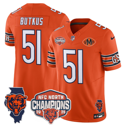 CHI 2025 NFC North Champions Patch Jersey V2 - Stitched