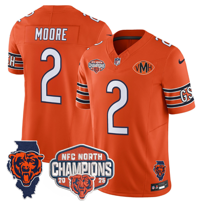 CHI 2025 NFC North Champions Patch Jersey V2 - Stitched