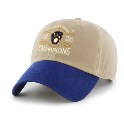 MIL 2026 NL Central Division Champions Baseball Cap - Embroidered