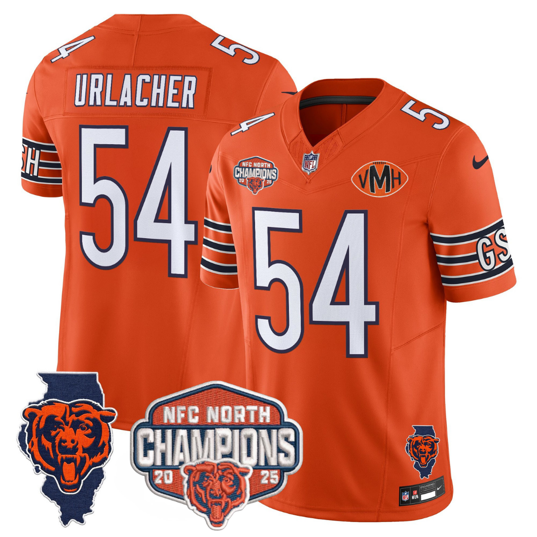 CHI 2025 NFC North Champions Patch Jersey V2 - Stitched