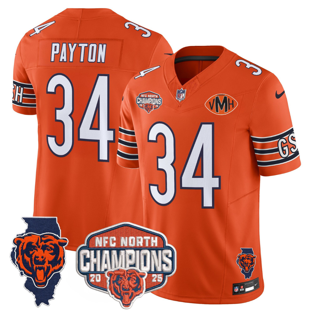 CHI 2025 NFC North Champions Patch Jersey V2 - Stitched