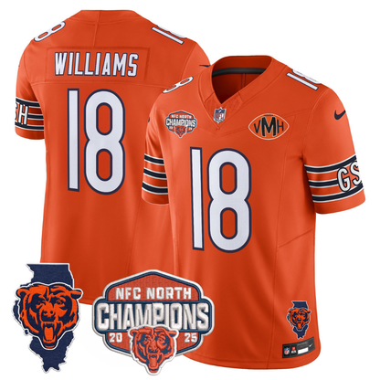 CHI 2025 NFC North Champions Patch Jersey V2 - Stitched