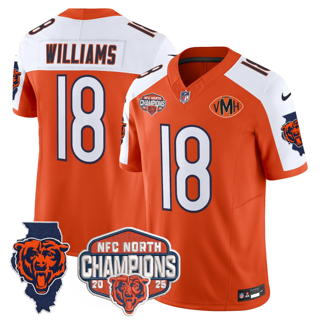 CHI 2025 NFC North Champions Patch Jersey V2 - Stitched