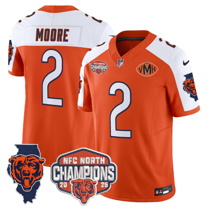CHI 2025 NFC North Champions Patch Jersey V2 - Stitched