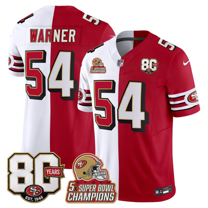 SF Throwback Split Style Vapor Jersey - Stitched