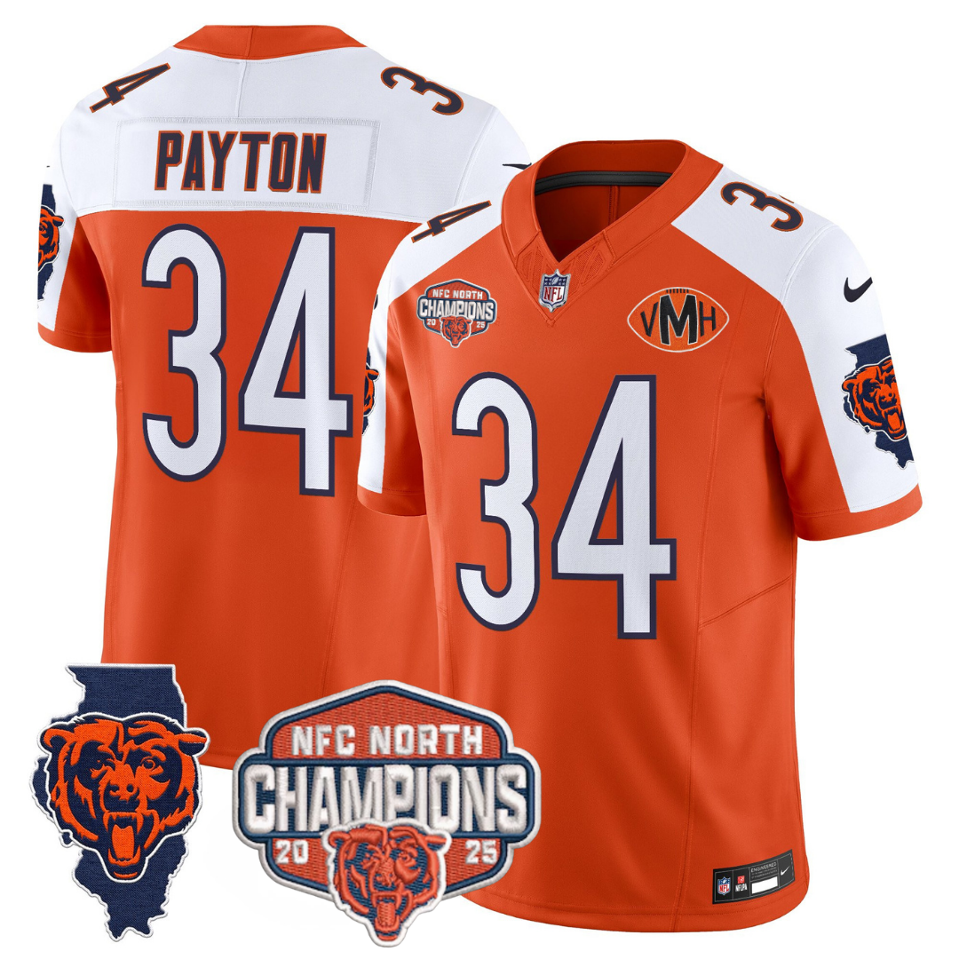CHI 2025 NFC North Champions Patch Jersey V2 - Stitched