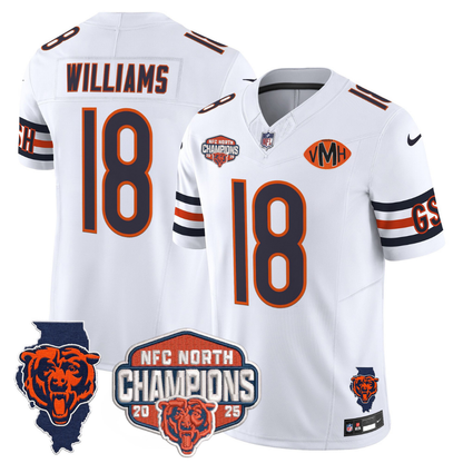 CHI 2025 NFC North Champions Patch Jersey V2 - Stitched