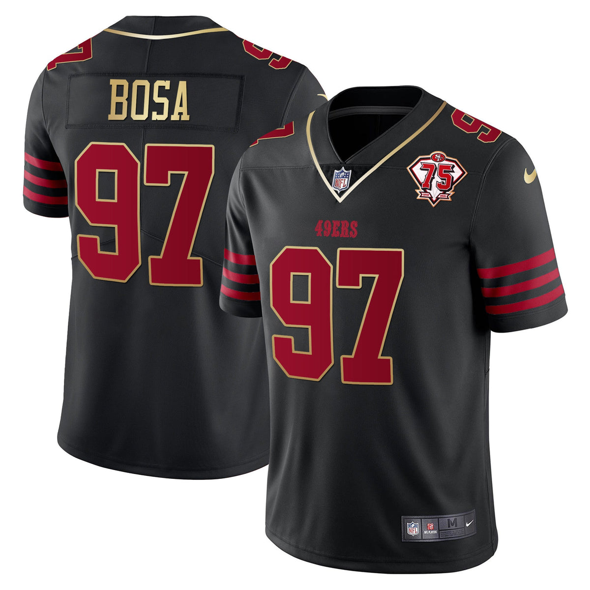 Men's 49ers Vapor Gold Jersey Collection - All Stitched