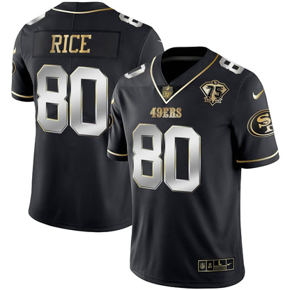 Men's 49ers Vapor Gold Jersey Collection - All Stitched