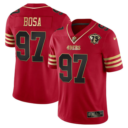 Men's 49ers Vapor Gold Jersey Collection - All Stitched