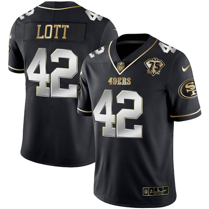 Men's 49ers Vapor Gold Jersey Collection - All Stitched
