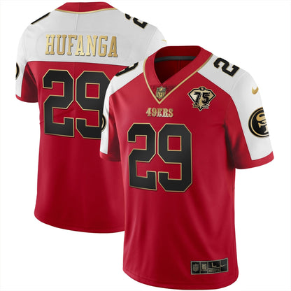 Men's 49ers Vapor Gold Jersey Collection - All Stitched