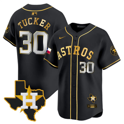 Men's Houston Astros Texas Patch Vapor Premier Limited Jersey - All Stitched