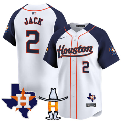 Men's Houston Astros Houston Rodeo Patch Vapor Premier Limited Jersey - All Stitched
