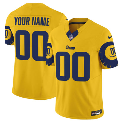 Rams Special Vapor Limited Custom Jersey - All Stitched