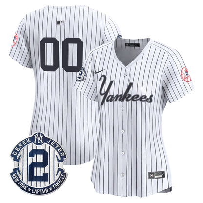 Yankees Throwback Vapor Premier Limited Custom Jersey V2 - All Stitched