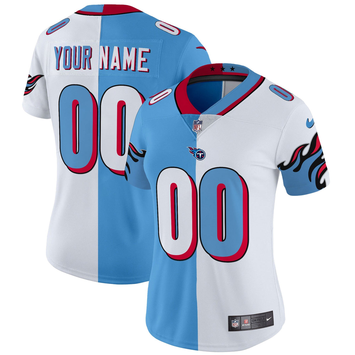 Tennessee Titans Special Vapor Limited Custom Jersey - All Stitched