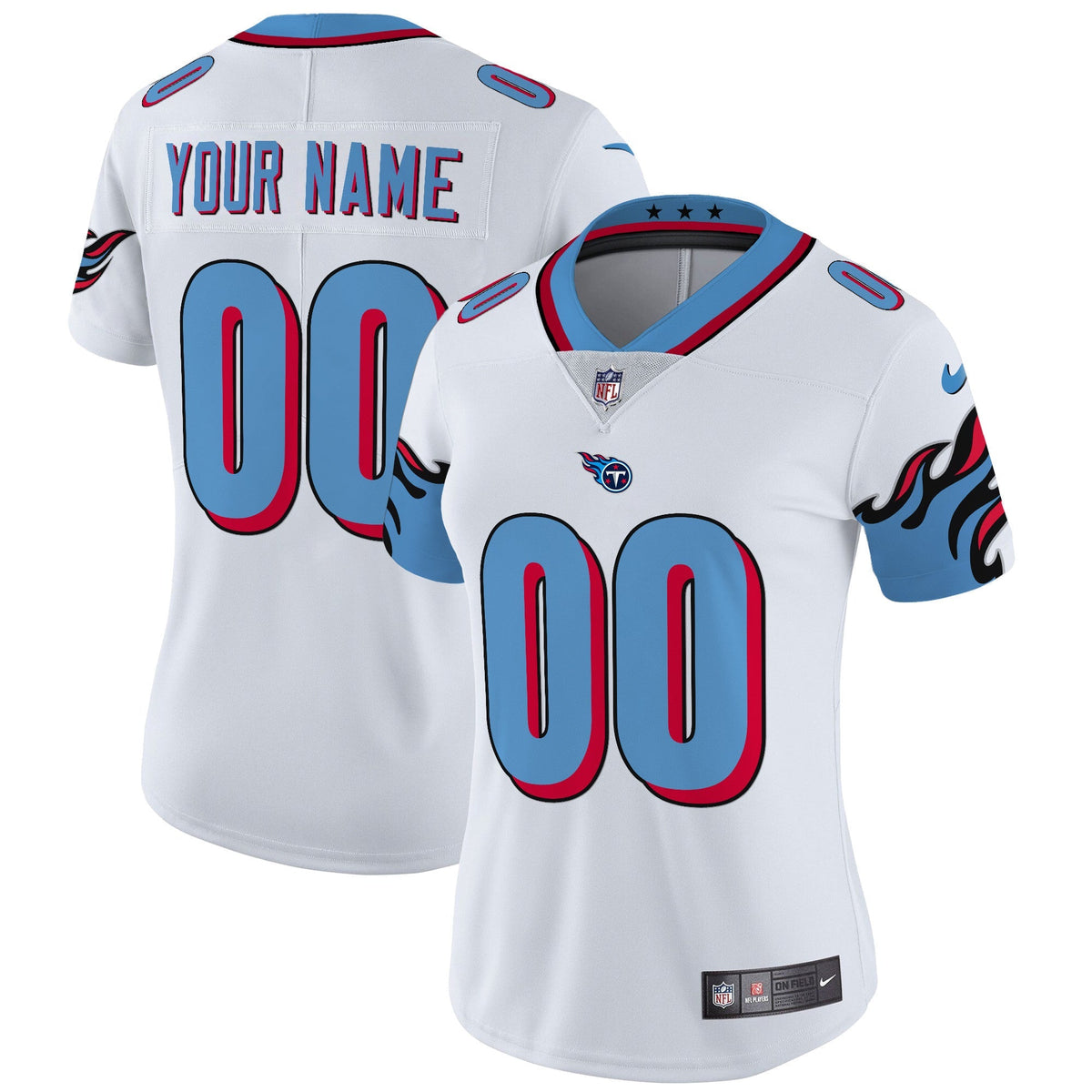 Tennessee Titans Special Vapor Limited Custom Jersey - All Stitched