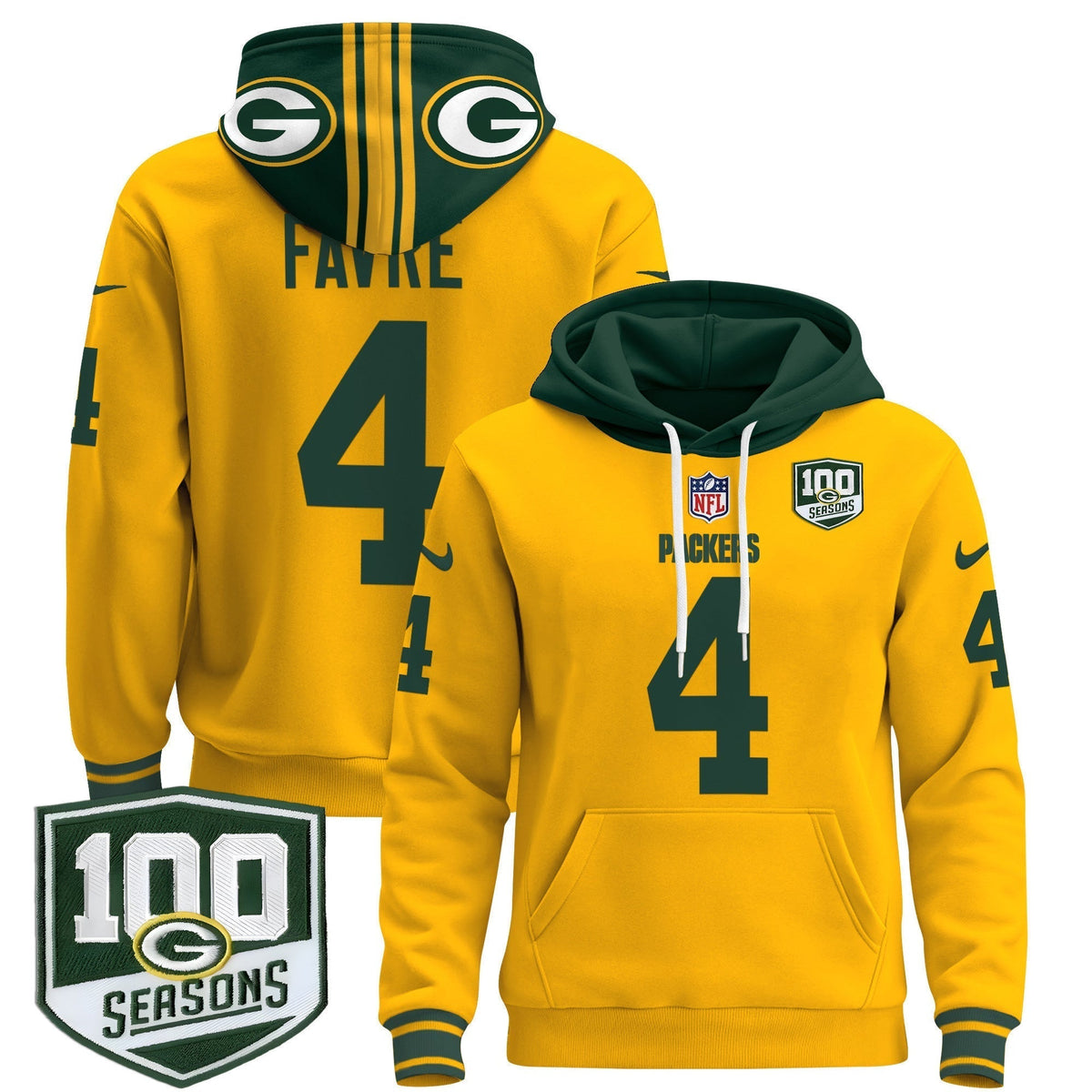 GB Throwback 2024 Pullover Hoodie - Stitched